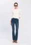 Arizona Bootcut jeans Ultra Stretch uitlopende pasvorm used-wassing hoge taille - Thumbnail 7
