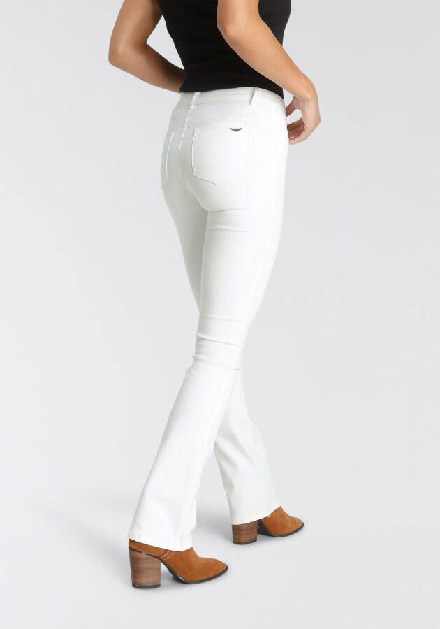 Arizona Bootcut jeans Ultra Stretch normale pasvorm baby-bootcut used-look-wassing - Foto 2