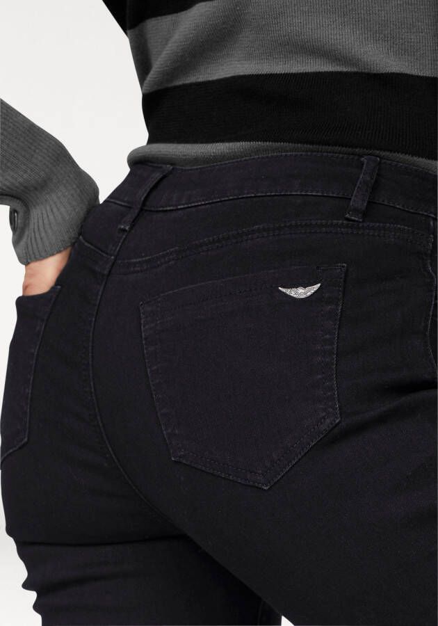 Arizona Bootcut jeans Ultra Stretch normale pasvorm baby-bootcut used-look-wassing - Foto 2