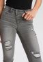 Arizona Capri jeans Met zichtbare schuine knoopsluiting - Thumbnail 3