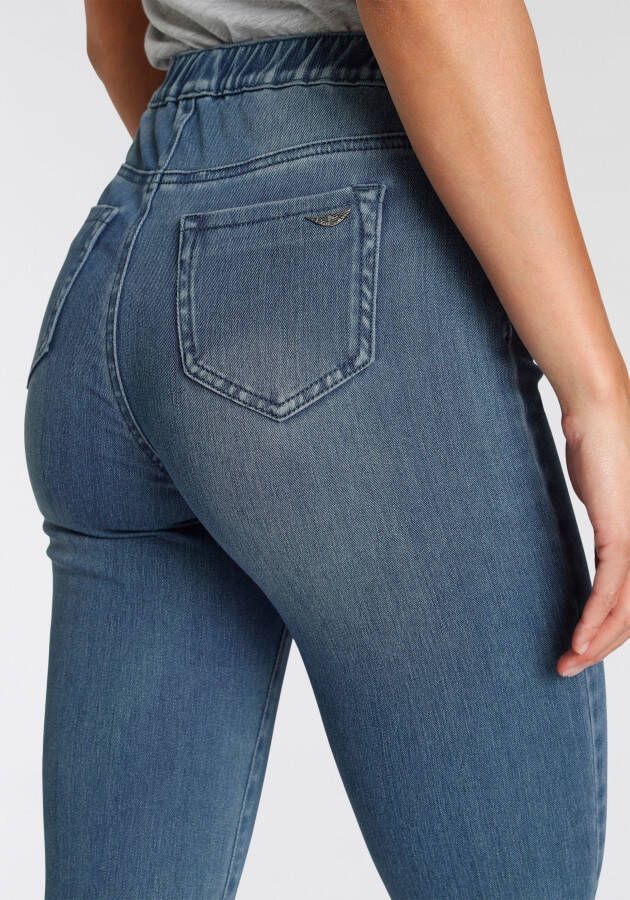 Arizona Jogpants High Waist in denim-look