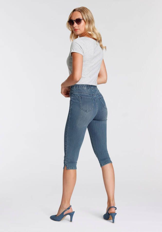 Arizona Jogpants High Waist in denim-look