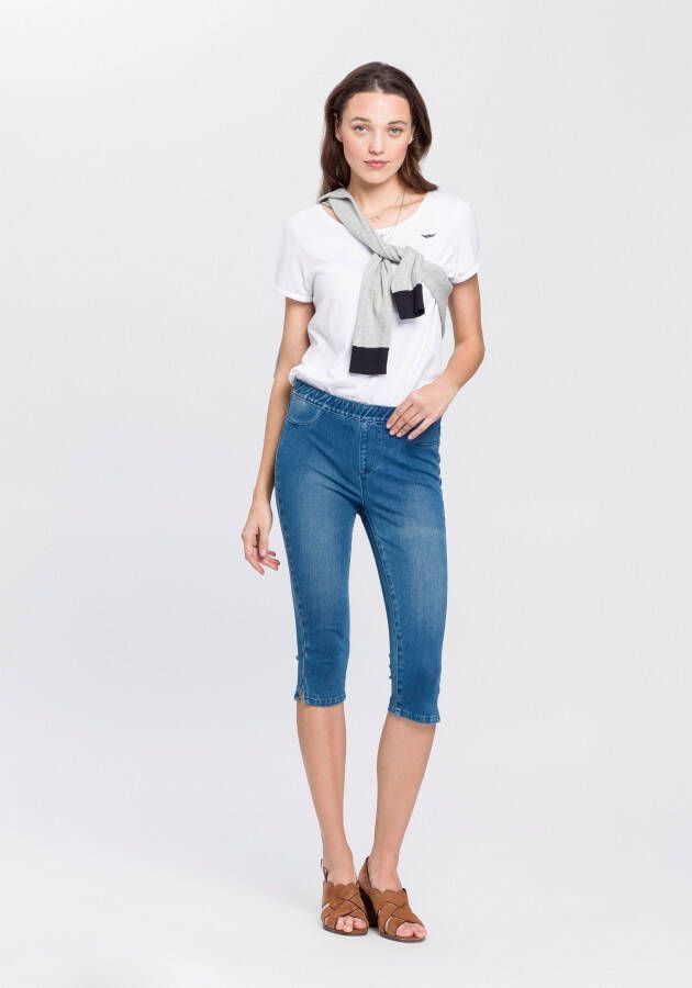 Arizona Jogpants High Waist in denim-look