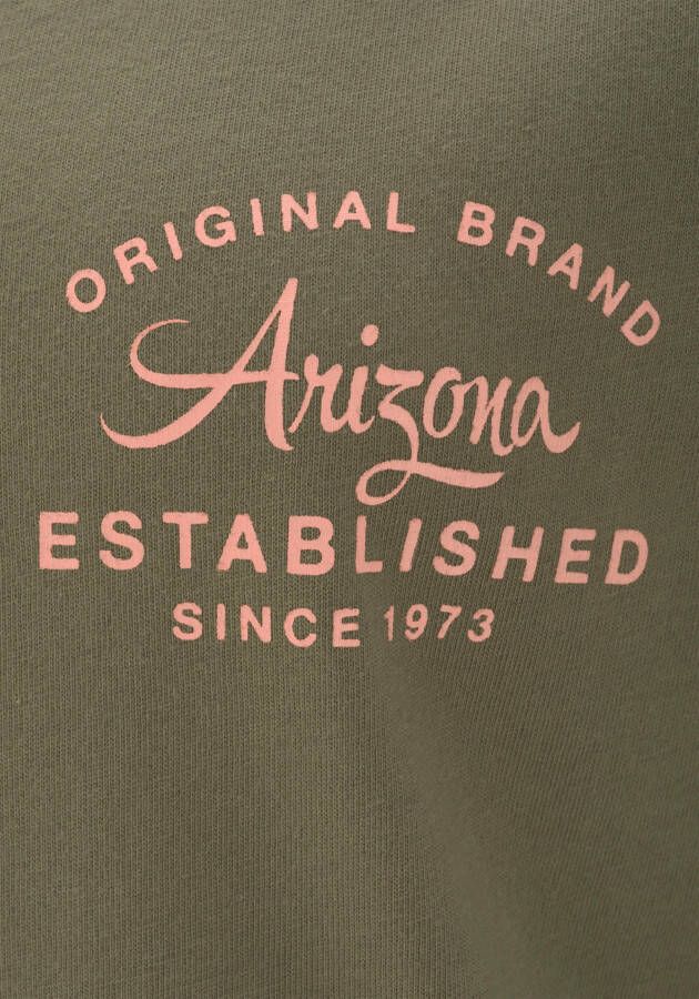 Arizona Nachthemd met raglanmouwen in contrastkleur