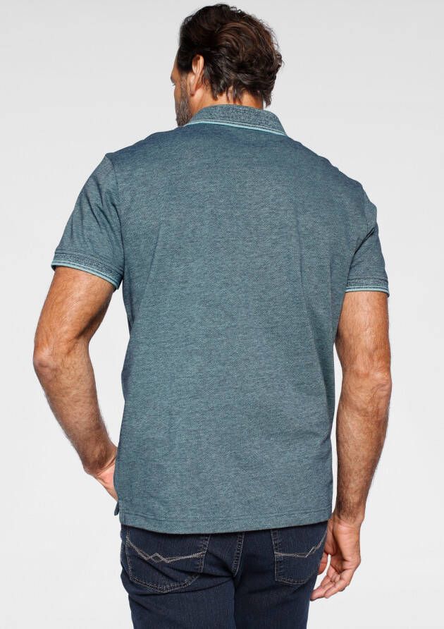 Arizona Poloshirt Korte mouwen met polokraag met printapplicaties van piqué stof