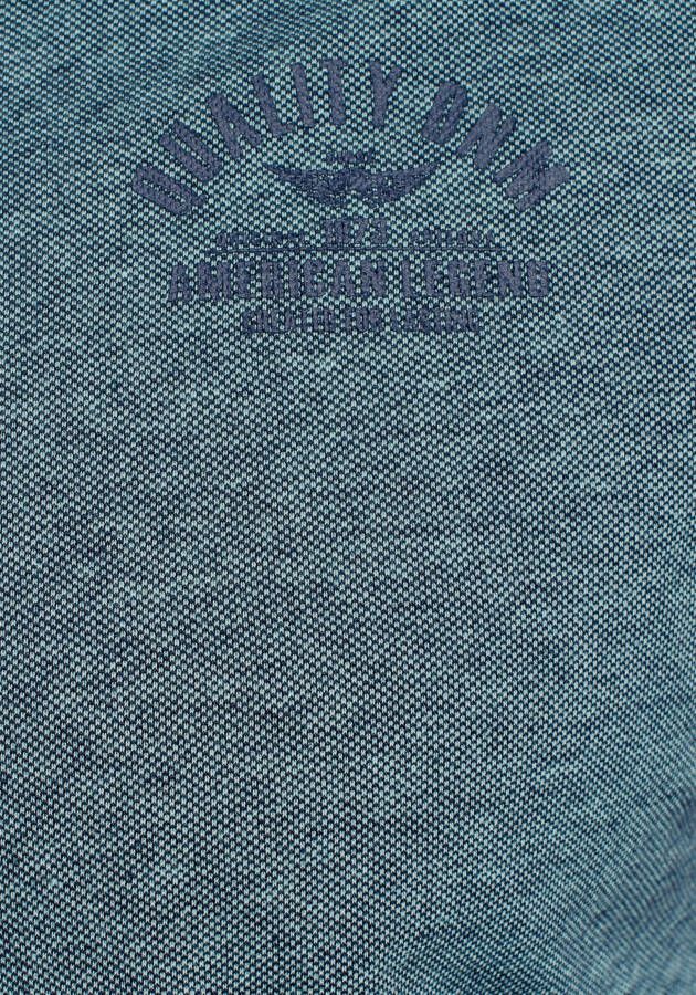 Arizona Poloshirt Korte mouwen met polokraag met printapplicaties van piqué stof