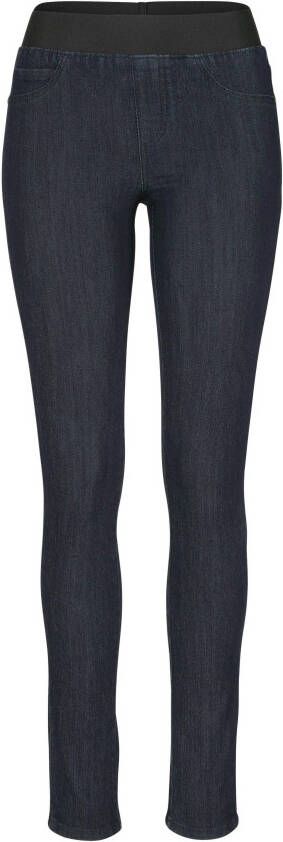 Arizona Skinny fit jeans extra-strakke snit comfortabele taille used-look-wassing