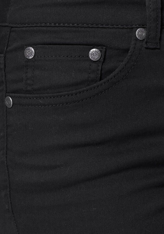 Arizona Slim fit jeans Shaping strakke pasvorm skinny jeans used-look-wassing hoge taille