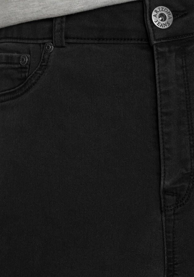 Arizona Skinny fit jeans Ultra Stretch Highwaist met open zoom