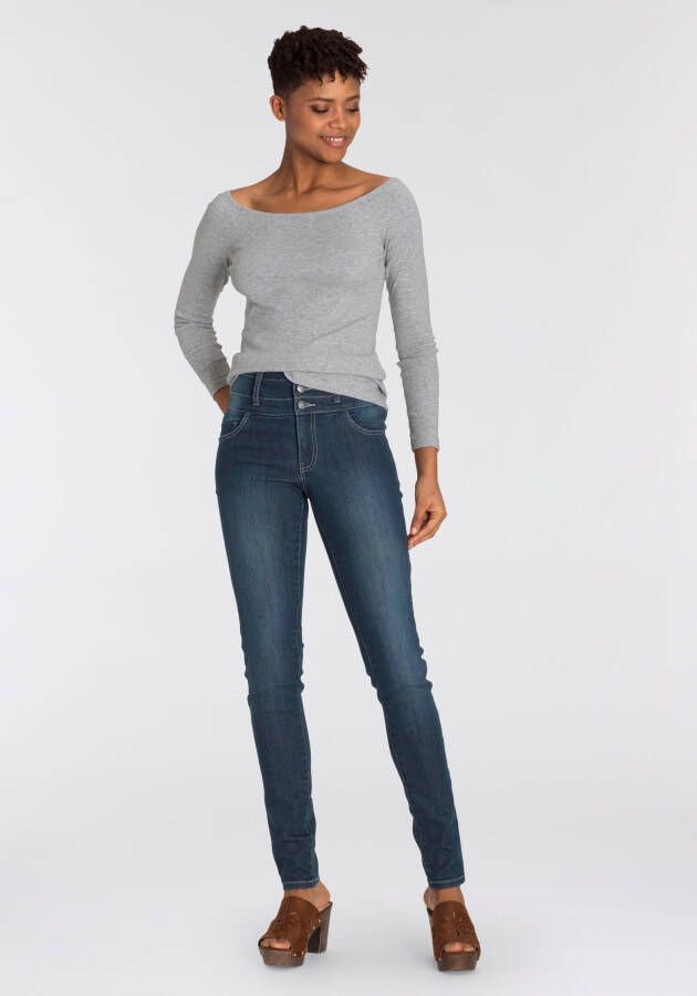Arizona Slim fit jeans Met extra brede band