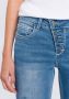 Arizona Slim fit jeans Met zichtbare schuine knoopsluiting - Thumbnail 8
