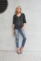 Arizona Slim fit jeans Met zichtbare schuine knoopsluiting - Thumbnail 10