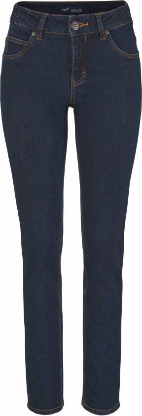 Arizona Slim fit jeans Svenja band met opzij elastische inzet - Foto 5