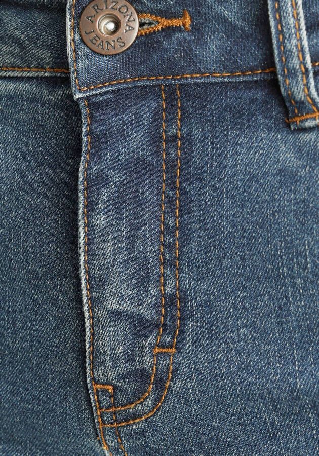 Arizona Slim fit jeans Svenja band met opzij elastische inzet - Foto 4