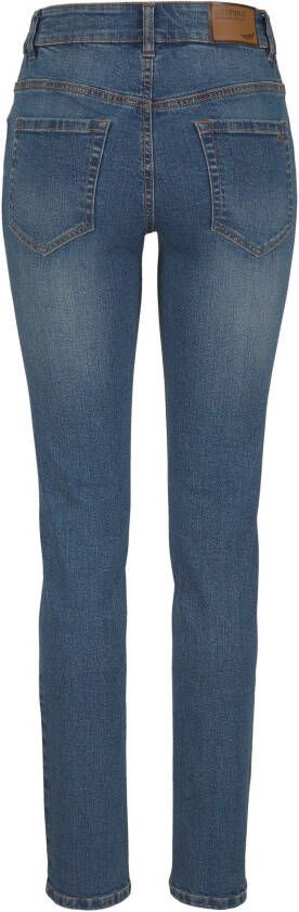 Arizona Slim fit jeans Svenja band met opzij elastische inzet - Foto 5