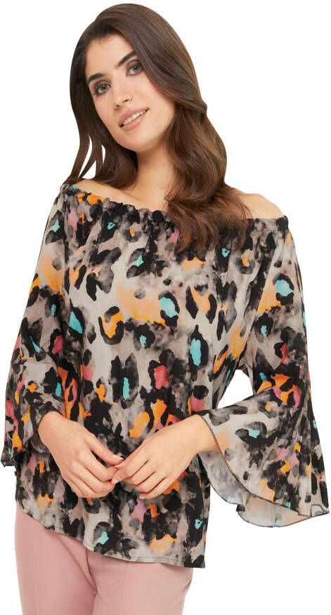 heine Blouse met carmenhals