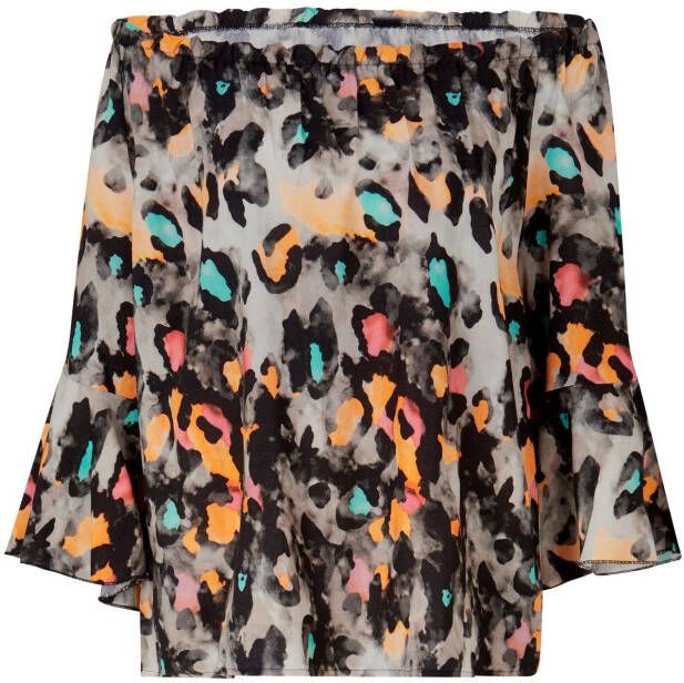 heine Blouse met carmenhals
