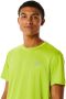 ASICS core hardloopshirt geel groen heren - Thumbnail 4