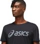 ASICS Core Logo T-Shirt Black- Heren Black - Thumbnail 8