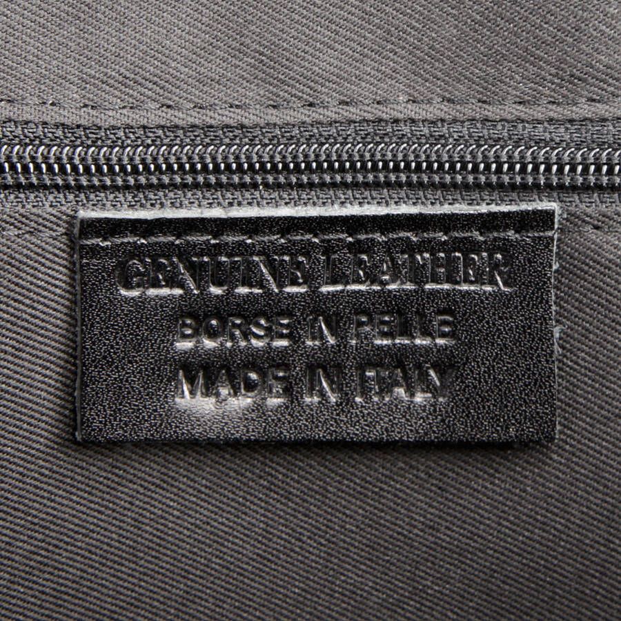 Bagan Aktetas echt leer made in italy