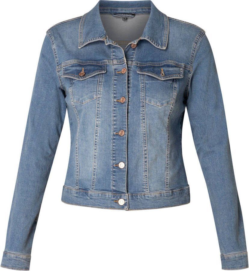 Base Level Curvy Jeansjack BAS-Yamila Modieus basisitem