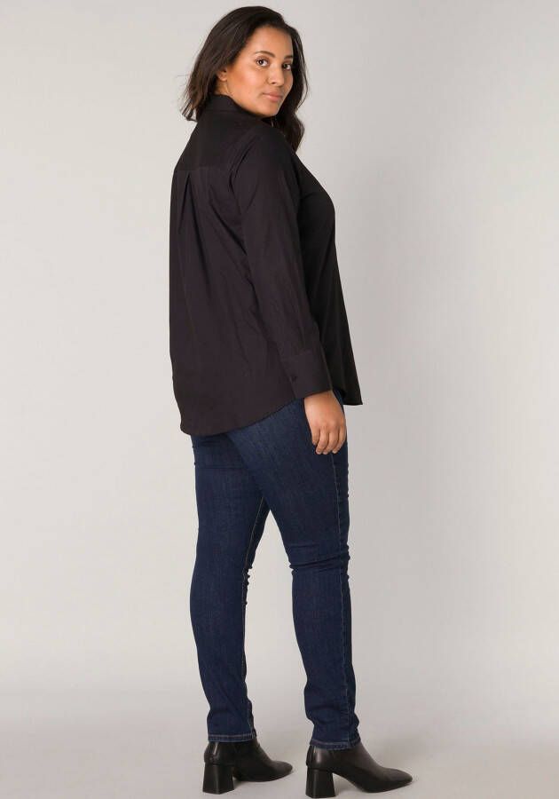 Base Level Curvy Klassieke blouse Aliza Klassiek aansluitend model