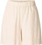 Base Level Curvy regular fit short met linnen beige - Thumbnail 4