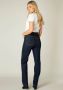 Base Level high waist regular fit broek Elif donkerblauw - Thumbnail 4