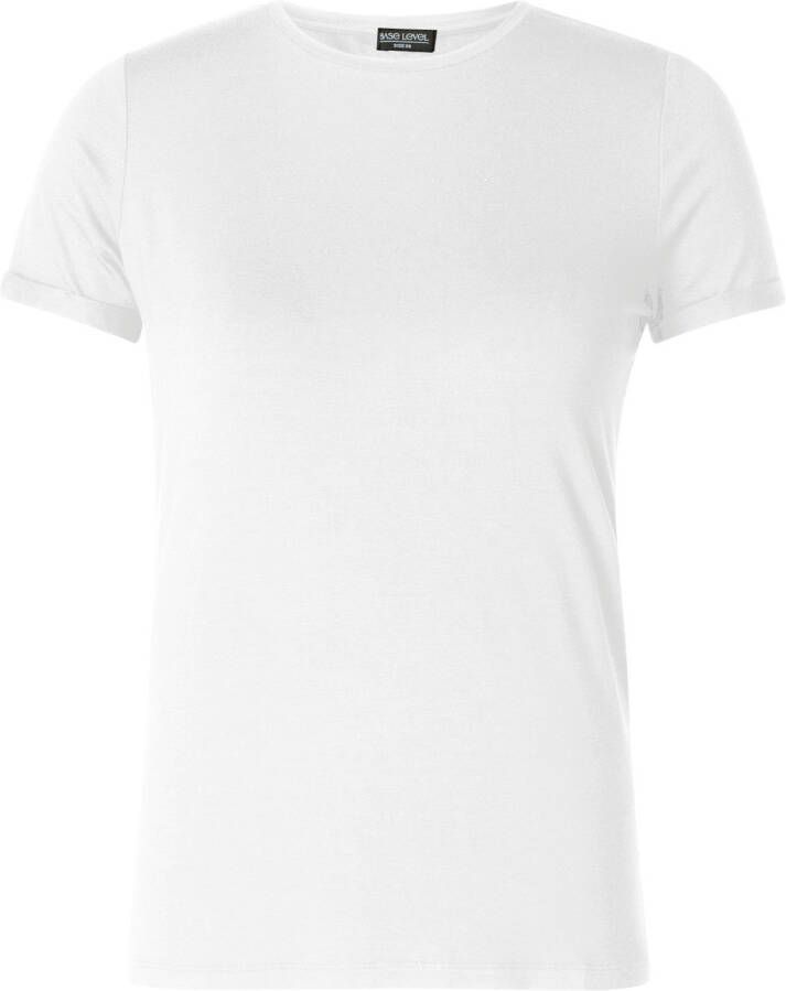 Base Level T-shirt Yalba Klassiek T-shirt in een zachte soepele kwaliteit