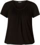 Base Level T-shirt Yona met plooien bij de hals en een elastische tailleband - Thumbnail 5
