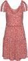 Beachtime Gedessineerde jurk met modieuze volants losse pasvorm zomerjurk strandjurk - Thumbnail 2