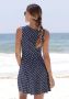 Beachtime Strandjurk met ankerprint zomerjurk van elastisch katoen - Thumbnail 3