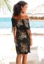 Beachtime Strandjurk met bandjes aan de mouwen en carmen-halslijn zomerjurk - Thumbnail 3