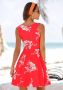 Beachtime Strandjurk met bloemenprint mini jurk katoenen zomerjurk - Thumbnail 3
