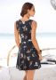 Beachtime Strandjurk met bloemenprint mini jurk katoenen zomerjurk - Thumbnail 3