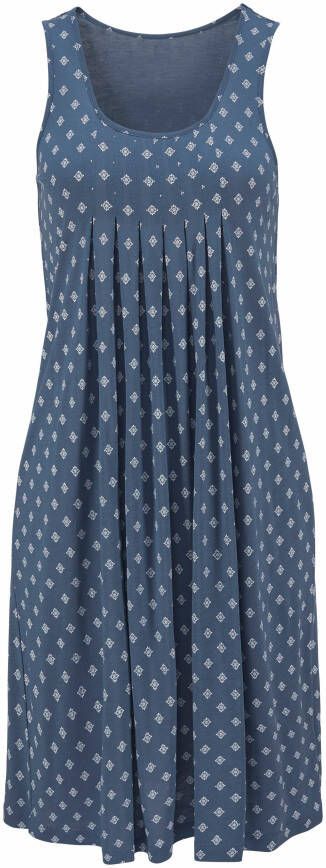 Beachtime Strandjurk met ornamenten-print mini jurk zomerjurk