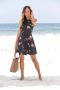 Beachtime Strandjurk met subtiele stippen zomerjurk van elastisch katoen - Thumbnail 6