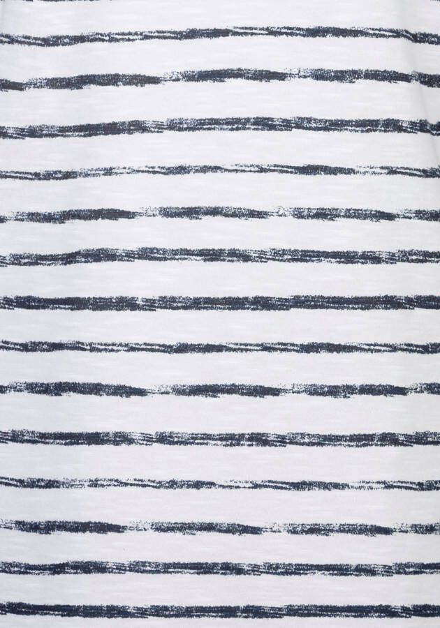 Beachtime T-shirt Met streepdessin in een zachte katoenkwaliteit