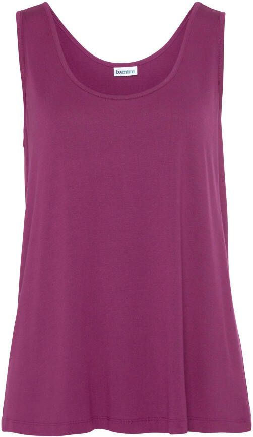 Beachtime Tanktop van viscose losse pasvorm basis (Set van 2)