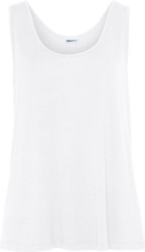 Beachtime Tanktop van viscose losse pasvorm basis (Set van 2)