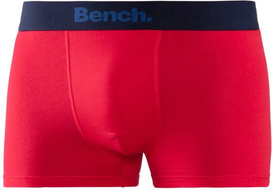 Bench. Boxershort met modieuze strepen of unikleur (set 4 stuks)