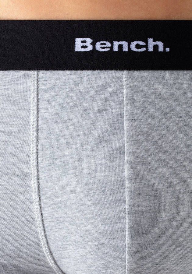 Bench. Boxershort in hipstermodel met contrastkleurige band (set 4 stuks)