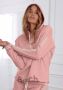 Bench. Hoodie met gestreepte tailleband en glansprint loungewear loungepak hoodie - Thumbnail 6