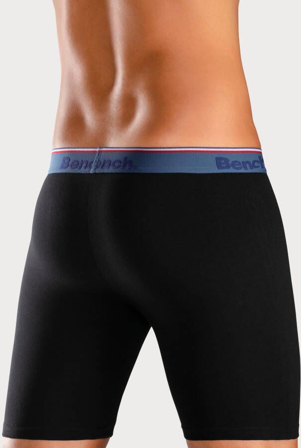 Bench. Lange boxershort met smalle strepen in het logo-weefband (set 4 stuks)