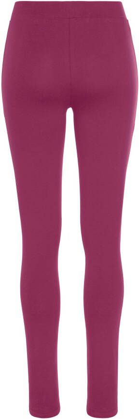 Bench. Loungewear Legging met glinsterend logoborduursel op het been