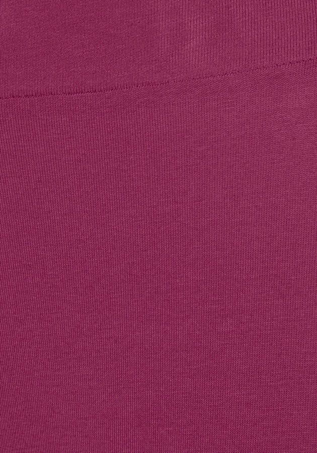 Bench. Loungewear Legging met glinsterend logoborduursel op het been