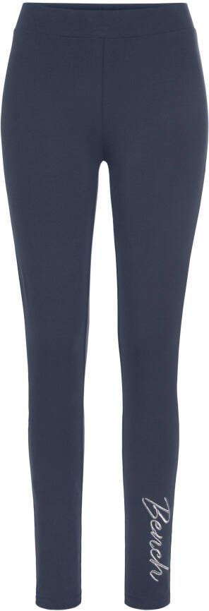 Bench. Loungewear Legging met glinsterend logoborduursel op het been