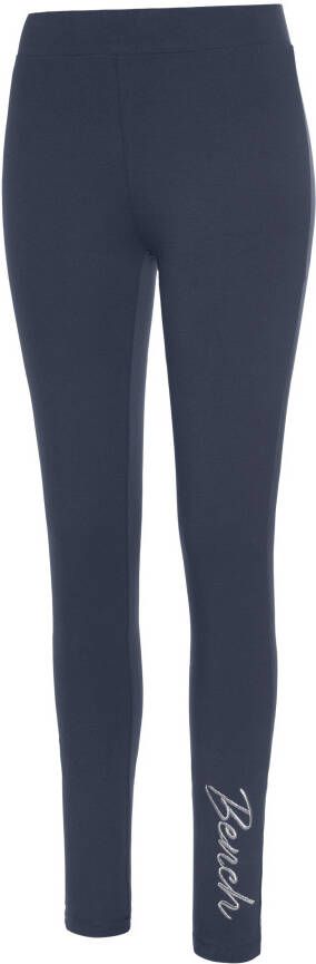 Bench. Loungewear Legging met glinsterend logoborduursel op het been