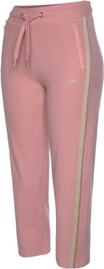 Bench. Loungewear Relax-capribroek met glitterstrepen loungepak