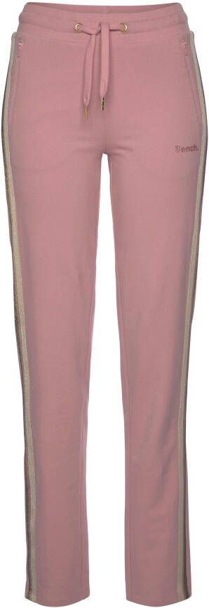 Bench. Loungewear Relaxbroek met glitter zijstrepen loungepak